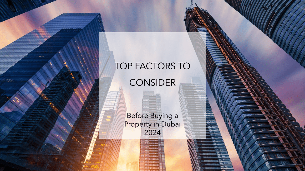 Factors to Consider Before Buying an Apartment in Dubai
